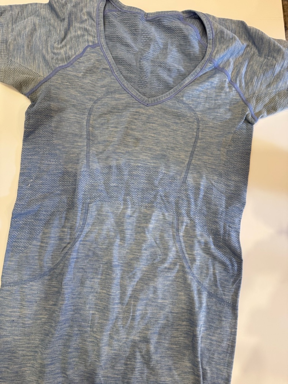 Light Blue Seamless Athletic LuluLemon T